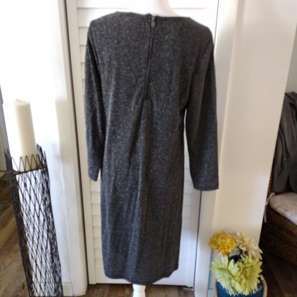 TORRID‎ Black & Silver Shimmer Knotted dress Sz. 1 (1X) - Picture 7 of 12